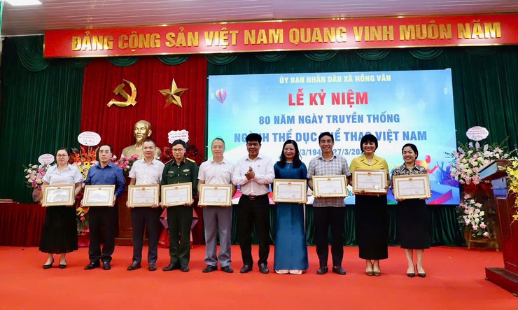 Xã Hồng Vân tổ chức Lễ kỷ niệm 80 năm Ngày truyền thống ngành Thể dục thể thao Việt Nam (27-3-1946 – 27-3-2026)- Ảnh 8.