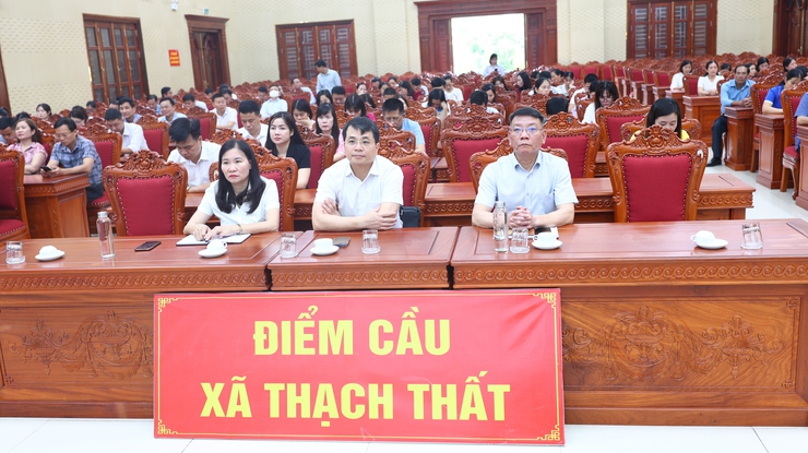 Xã Thạch Thất nghiêm túc quán triệt Nghị quyết số 02-NQ/TW – Định hình tầm nhìn phát triển Thủ đô trong kỷ nguyên mới- Ảnh 1.