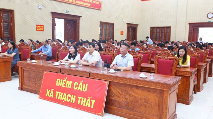 Xã Thạch Thất nghiêm túc quán triệt Nghị quyết số 02-NQ/TW – Định hình tầm nhìn phát triển Thủ đô trong kỷ nguyên mới- Ảnh 3.