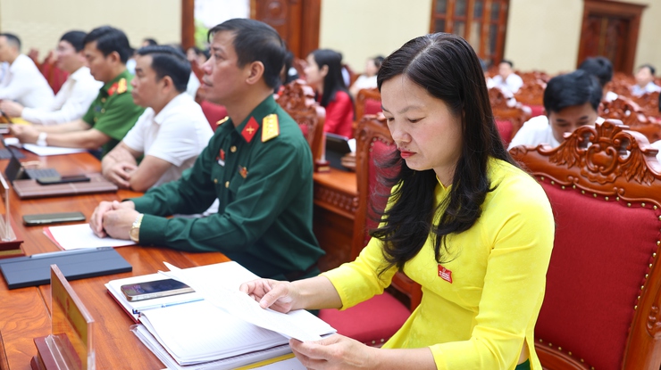 Xã Thạch Thất: Tổ chức kỳ họp HĐND thứ nhất khoá II kiện toàn tổ chức bộ máy nhiệm kỳ 2026-2031- Ảnh 13.