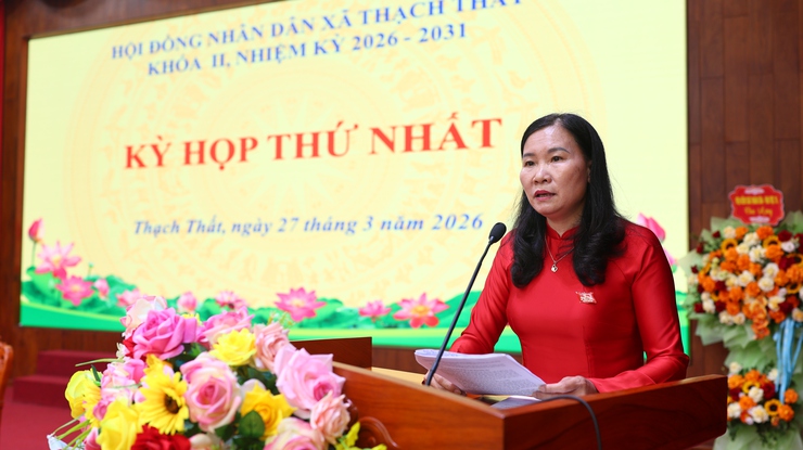 Xã Thạch Thất: Tổ chức kỳ họp HĐND thứ nhất khoá II kiện toàn tổ chức bộ máy nhiệm kỳ 2026-2031- Ảnh 11.