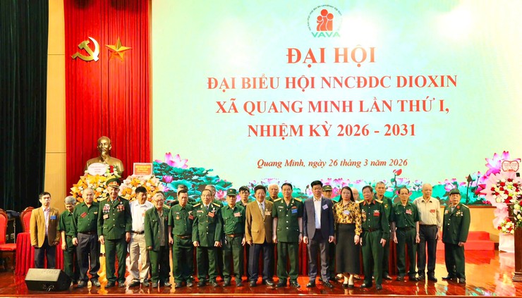 Bước chuyển mới trong tổ chức và hoạt động của Hội nạn nhân chất độc da cam/dioxin xã Quang Minh - Ảnh 3.