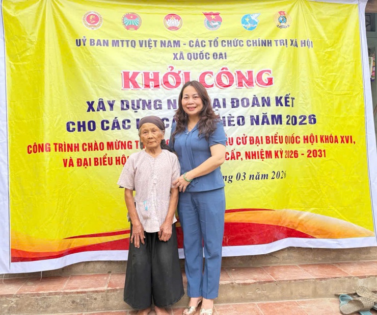 Quốc Oai khởi công xây dựng 3 Nhà Đại đoàn kết – Tiếp thêm điểm tựa an cư cho hộ khó khăn- Ảnh 5.