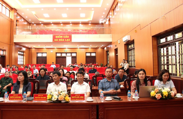 Hội nghị đại biểu Nhân dân xã Hòa Lạc: Chung sức xây dựng môi trường sống văn minh, hiện đại- Ảnh 2.