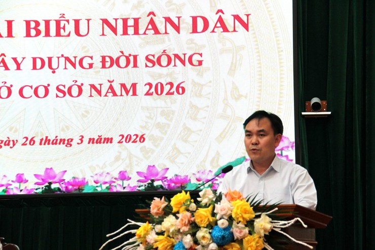 Hội nghị đại biểu Nhân dân xã Hòa Lạc: Chung sức xây dựng môi trường sống văn minh, hiện đại- Ảnh 5.