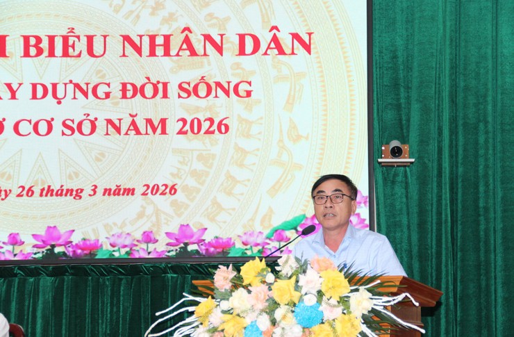 Hội nghị đại biểu Nhân dân xã Hòa Lạc: Chung sức xây dựng môi trường sống văn minh, hiện đại- Ảnh 7.