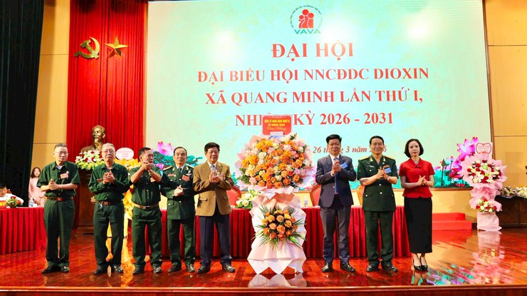 Bước chuyển mới trong tổ chức và hoạt động của Hội nạn nhân chất độc da cam/dioxin xã Quang Minh - Ảnh 2.
