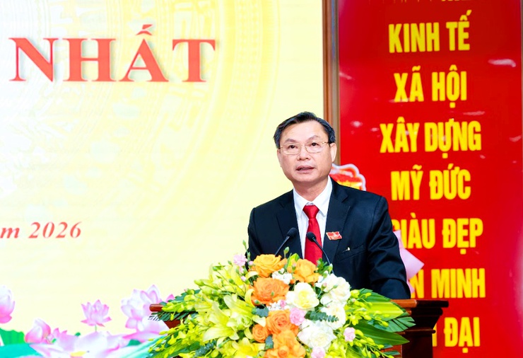 Kỳ họp thứ Nhất HĐND xã Mỹ Đức:  Kiện toàn nhân sự chủ chốt- Ảnh 2.