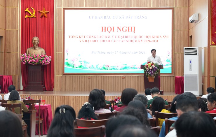 Bát Tràng tổng kết toàn diện công tác bầu cử nhiệm kỳ 2026-2031- Ảnh 2.