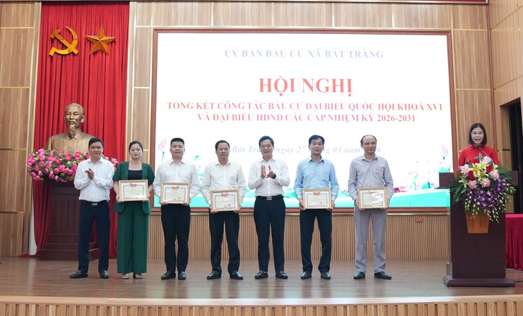 Bát Tràng tổng kết toàn diện công tác bầu cử nhiệm kỳ 2026-2031- Ảnh 6.