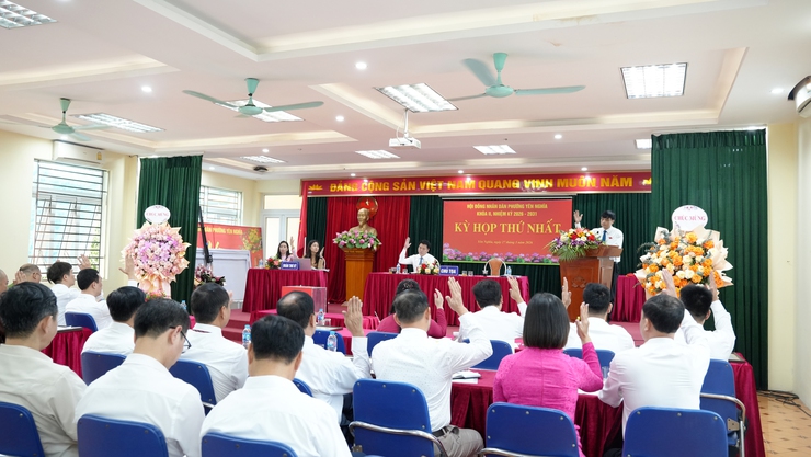 Phường Yên Nghĩa tổ chức thành công kỳ họp thứ Nhất HĐND phường khóa II, nhiệm kỳ 2026 – 2031- Ảnh 8.