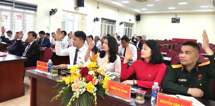 Xã Đoài Phương tổ chức thành công Kỳ họp thứ nhất HĐND xã khóa 2, nhiệm kỳ 2026–2031- Ảnh 1.