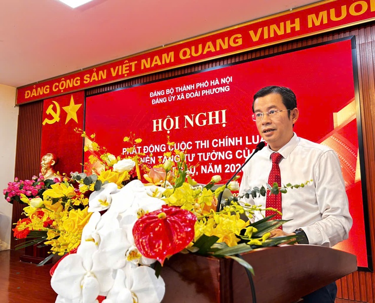 Xã Đoài Phương phát động Cuộc thi chính luận về bảo vệ nền tảng tư tưởng của Đảng năm 2026- Ảnh 1.