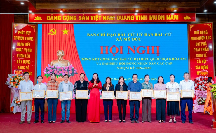 Kỳ họp thứ Nhất HĐND xã Mỹ Đức:  Kiện toàn nhân sự chủ chốt- Ảnh 17.