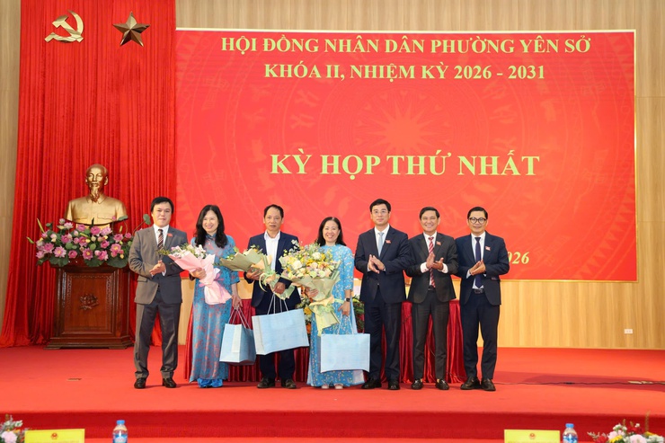 Phường Yên Sở tổ chức Kỳ họp thứ nhất, khóa II, nhiệm kỳ 2026–2031- Ảnh 6.