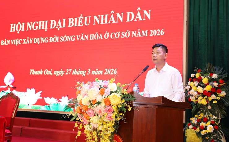 Xã Thanh Oai phát huy dân chủ, nâng cao chất lượng đời sống văn hóa ở cơ sở năm 2026- Ảnh 12.