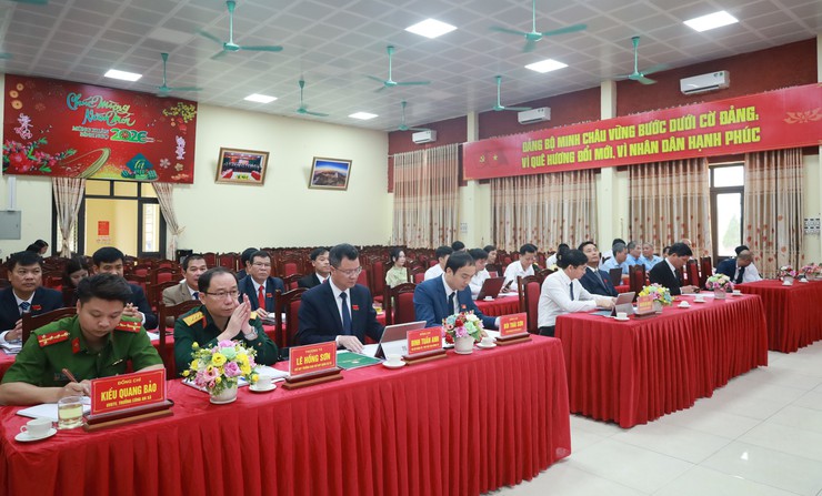 HĐND xã Minh Châu khóa XXII kiện toàn bộ máy, mở ra giai đoạn phát triển mới- Ảnh 3.