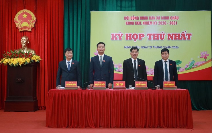 HĐND xã Minh Châu khóa XXII kiện toàn bộ máy, mở ra giai đoạn phát triển mới- Ảnh 2.