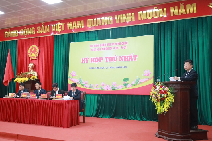 HĐND xã Minh Châu khóa XXII kiện toàn bộ máy, mở ra giai đoạn phát triển mới- Ảnh 5.