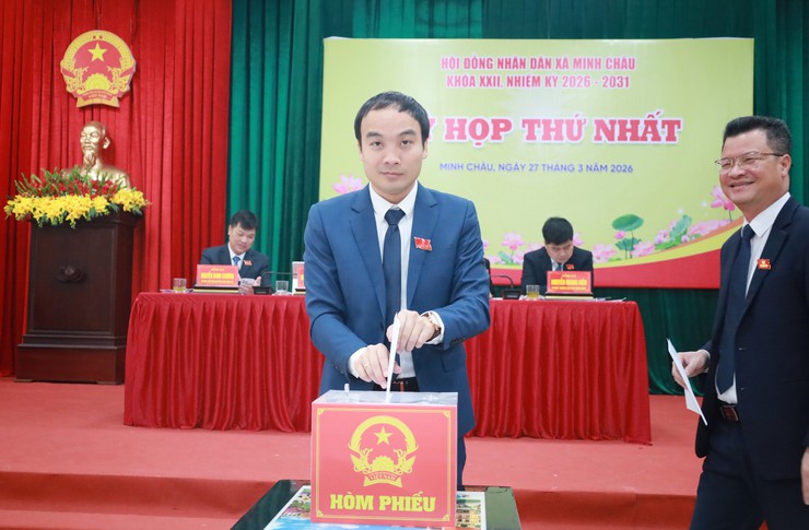 HĐND xã Minh Châu khóa XXII kiện toàn bộ máy, mở ra giai đoạn phát triển mới- Ảnh 9.