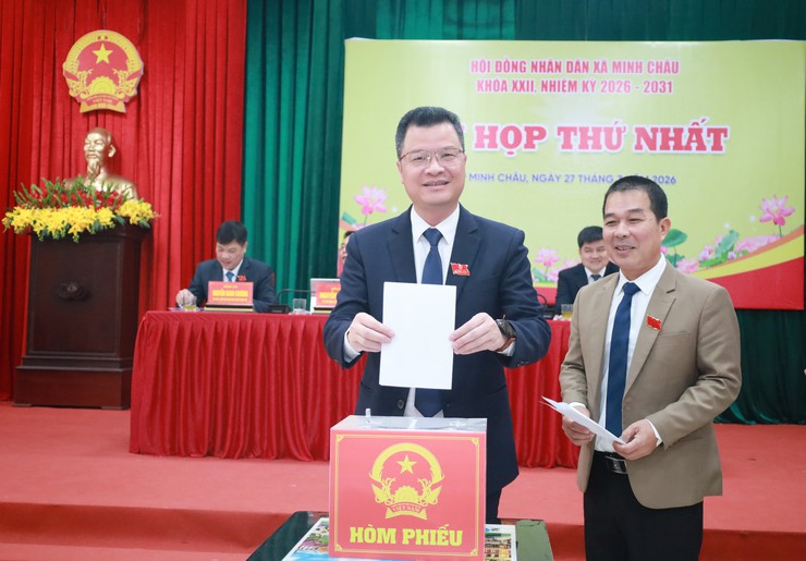 HĐND xã Minh Châu khóa XXII kiện toàn bộ máy, mở ra giai đoạn phát triển mới- Ảnh 10.