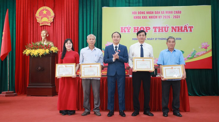 HĐND xã Minh Châu khóa XXII kiện toàn bộ máy, mở ra giai đoạn phát triển mới- Ảnh 19.