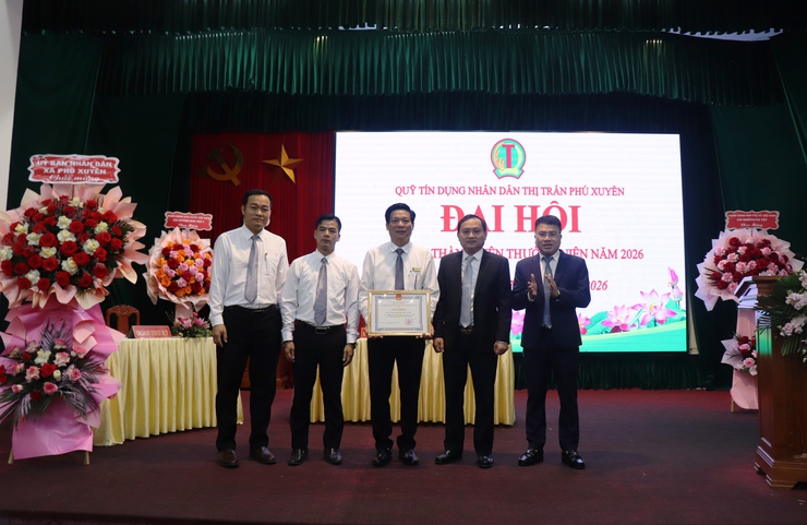 Đại hội Đại biểu thành viên thường niên Quỹ tín dụng nhân dân thị trấn Phú Xuyên năm 2026- Ảnh 7.