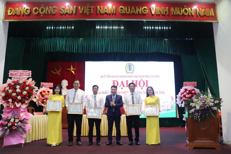 Đại hội Đại biểu thành viên thường niên Quỹ tín dụng nhân dân thị trấn Phú Xuyên năm 2026- Ảnh 9.