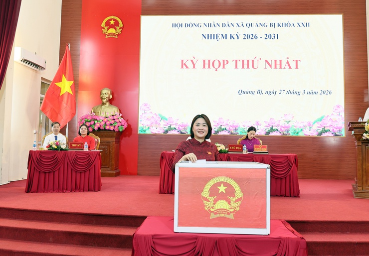 Kỳ họp thứ Nhất – HĐNĐ xã Quảng Bị khóa XXII nhiệm kỳ 2026-2031- Ảnh 13.