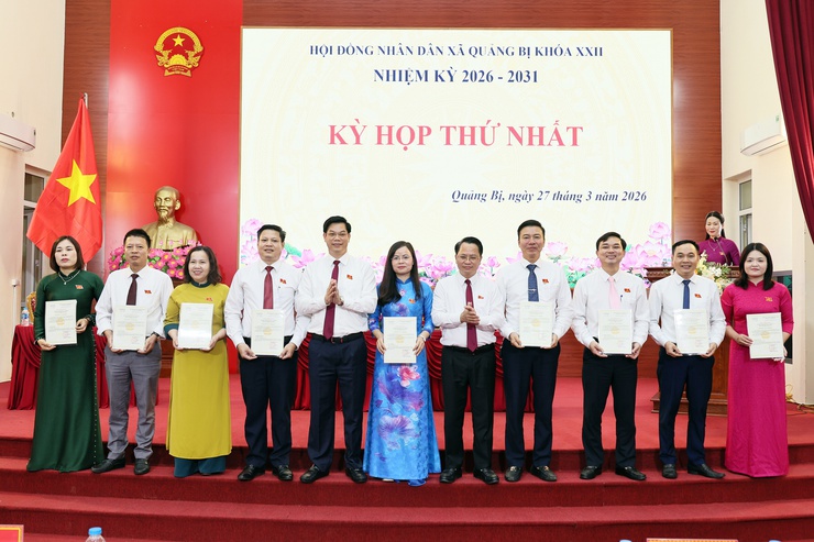 Kỳ họp thứ Nhất – HĐNĐ xã Quảng Bị khóa XXII nhiệm kỳ 2026-2031- Ảnh 6.