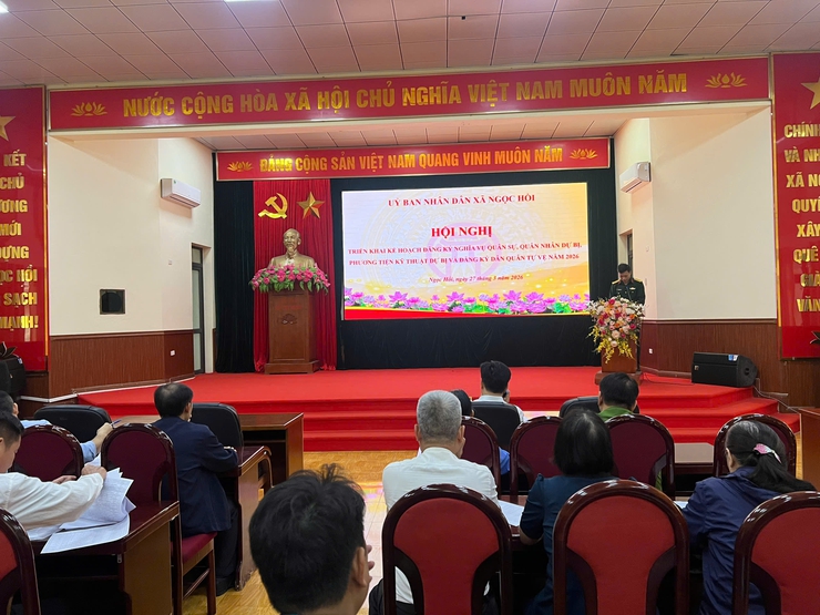 Ban chỉ huy Quân sự xã Ngọc Hồi: Chủ động xây dựng lực lượng, nâng cao hiệu quả công tác quốc phòng năm 2026- Ảnh 1.