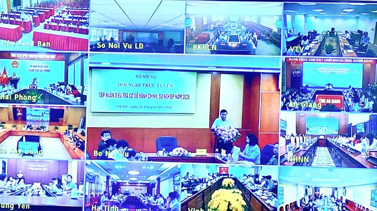 Xã Đại Thanh tham gia hội nghị tập huấn điều tra cơ sở hành chính, sự nghiệp năm 2026- Ảnh 2.