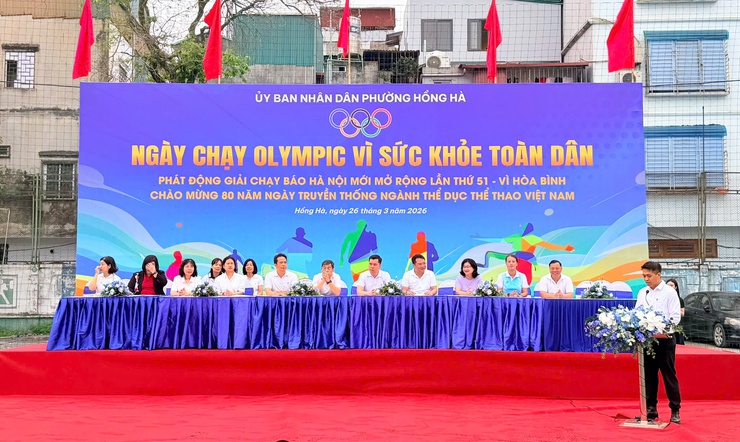 Hưởng ứng Ngày chạy Olympic Vì sức khỏe toàn dân 2026- Ảnh 1.