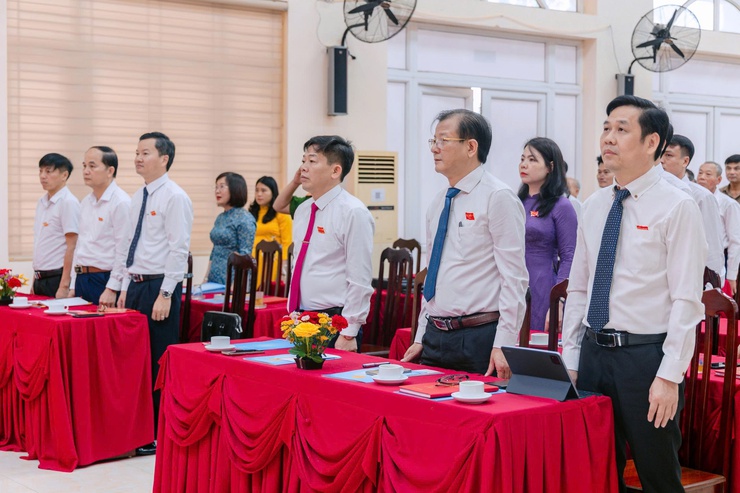 KỲ HỌP THỨ NHẤT HĐND XÃ ỨNG THIÊN KHÓA II, NHIỆM KỲ 2026 – 2031- Ảnh 1.