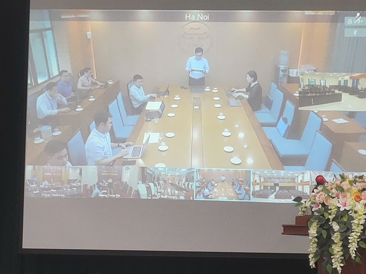 Tam Hưng dự hội nghị trực tuyến triển khai hệ thống quản lý văn bản ứng dụng AI- Ảnh 1.