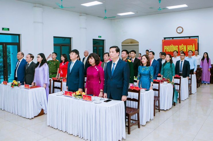 Khai mạc Kỳ họp thứ Nhất HĐND phường Yên Hòa khóa II, nhiệm kỳ 2026 - 2031- Ảnh 1.