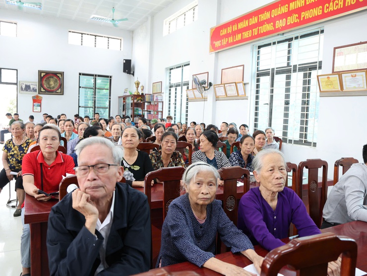 Tam Hưng tổ chức hội nghị họp dân thôn Quảng Minh triển khai công tác GPMB dự án khu đô thị mới Mỹ Hưng - Cienco5- Ảnh 3.