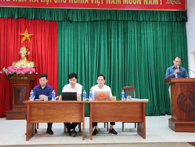 Tam Hưng tổ chức hội nghị họp dân thôn Quảng Minh triển khai công tác GPMB dự án khu đô thị mới Mỹ Hưng - Cienco5- Ảnh 1.