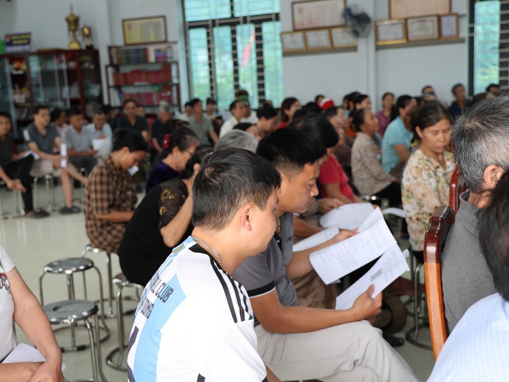 Tam Hưng tổ chức hội nghị họp dân thôn Quảng Minh triển khai công tác GPMB dự án khu đô thị mới Mỹ Hưng - Cienco5- Ảnh 7.