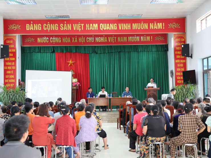 Tam Hưng tổ chức hội nghị họp dân thôn Quảng Minh triển khai công tác GPMB dự án khu đô thị mới Mỹ Hưng - Cienco5- Ảnh 11.