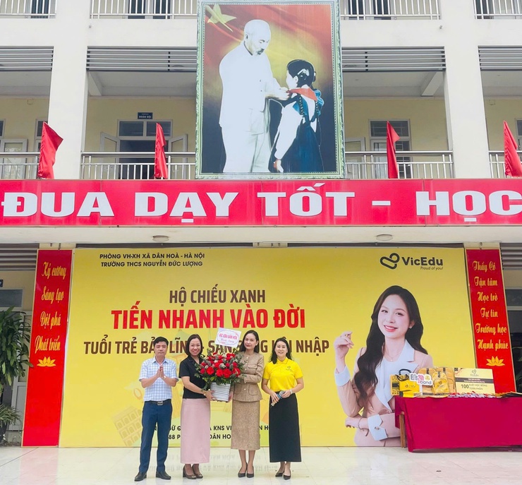 THCS NGUYỄN ĐỨC LƯỢNG TỔ CHỨC NGOẠI KHÓA "HỘ CHIẾU XANH" – TIẾP LỬA BẢN LĨNH CHO THẾ HỆ TRẺ- Ảnh 1.