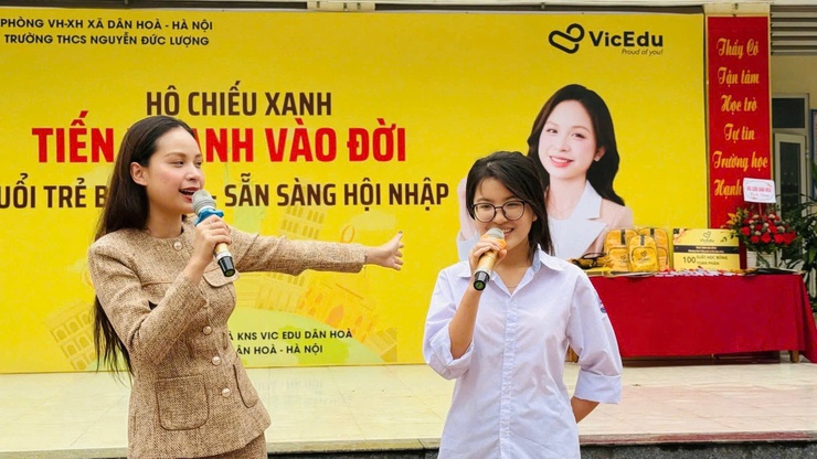 THCS NGUYỄN ĐỨC LƯỢNG TỔ CHỨC NGOẠI KHÓA "HỘ CHIẾU XANH" – TIẾP LỬA BẢN LĨNH CHO THẾ HỆ TRẺ- Ảnh 4.