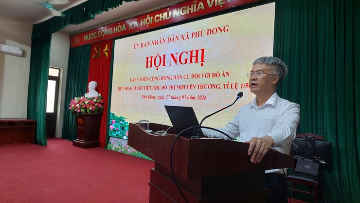 Xã Phù Đổng lấy ý kiến của các tổ chức, cá nhân và cộng đồng dân cư đối với đồ án Quy hoạch chi tiết, tỷ lệ 1/500 Khu đô thị Yên Thường- Ảnh 3.