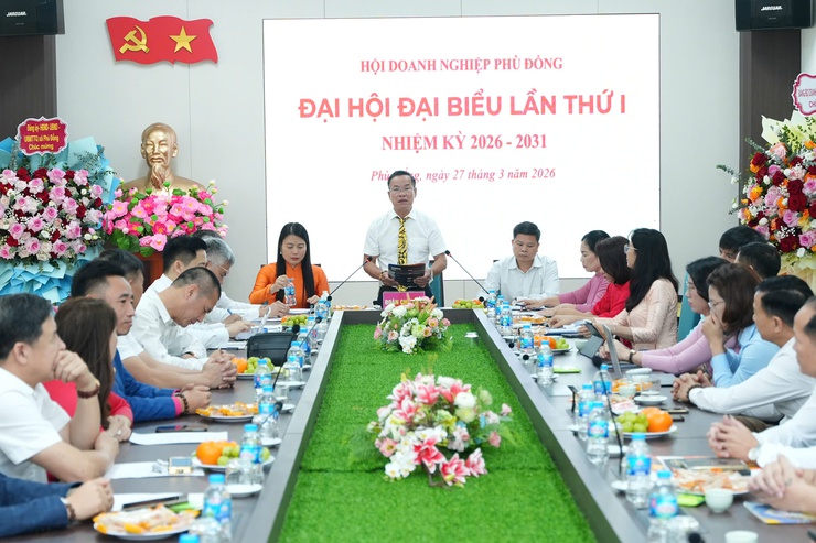 Hội Doanh nghiệp Phù Đổng tổ chức Đại hội đại biểu lần thứ I, nhiệm kỳ 2026-2031- Ảnh 1.