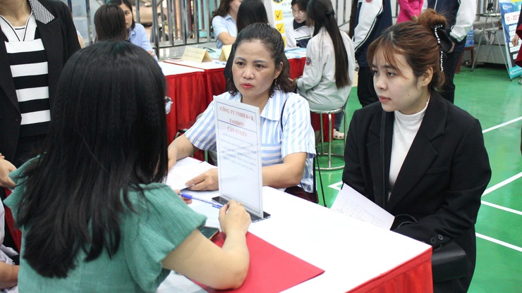 Khai mạc Ngày hội tư vấn và giao dịch việc làm cụm Chương Mỹ năm 2026- Ảnh 7.