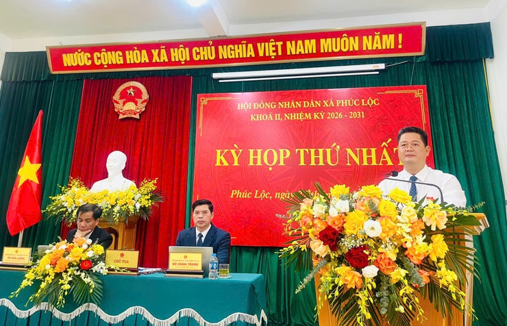 Kỳ họp thứ nhất HĐND xã Phúc Lộc khóa II, nhiệm kỳ 2026-2031- Ảnh 7.