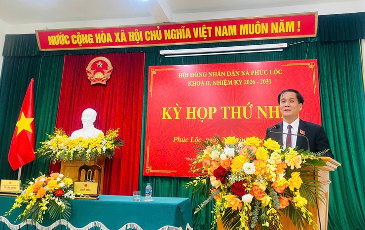 Kỳ họp thứ nhất HĐND xã Phúc Lộc khóa II, nhiệm kỳ 2026-2031- Ảnh 1.