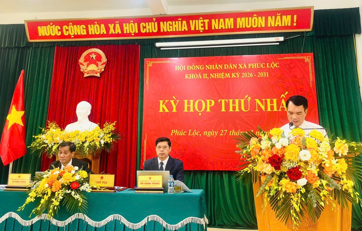 Kỳ họp thứ nhất HĐND xã Phúc Lộc khóa II, nhiệm kỳ 2026-2031- Ảnh 9.