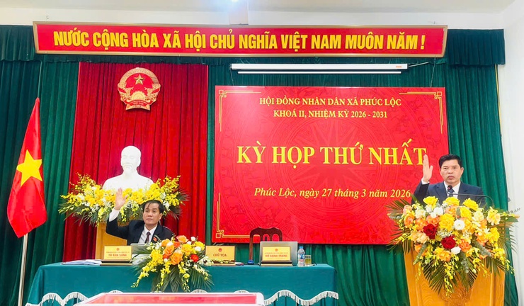 Kỳ họp thứ nhất HĐND xã Phúc Lộc khóa II, nhiệm kỳ 2026-2031- Ảnh 14.