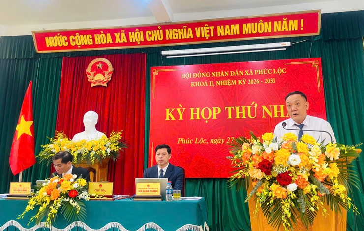 Kỳ họp thứ nhất HĐND xã Phúc Lộc khóa II, nhiệm kỳ 2026-2031- Ảnh 8.